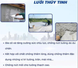 Lưới thủy tinh chống thấm mắt 3mm3mm (45g) là gì